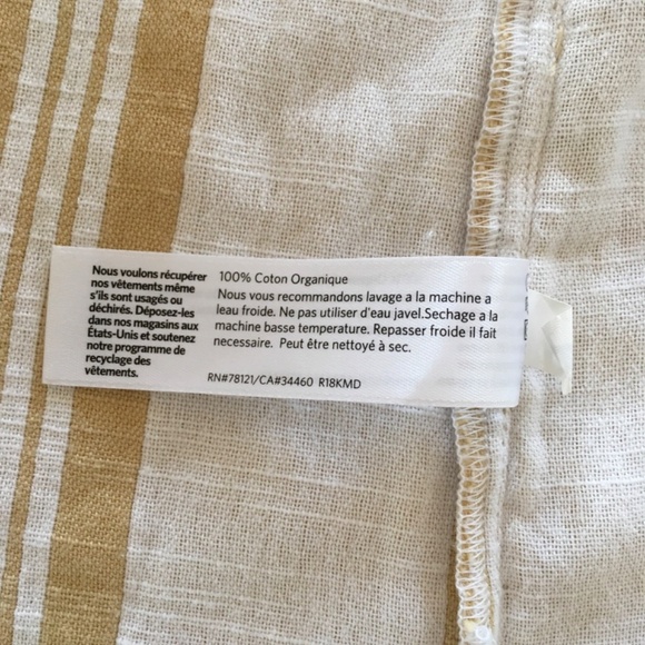 Eileen Fisher Organic Cotton Striped Doubleweave Reed Kimono Jacket PM/PL Boho - Picture 10 of 13